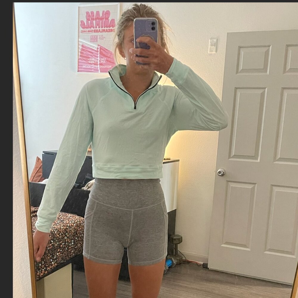 Normal Brand Cropped Half Zip